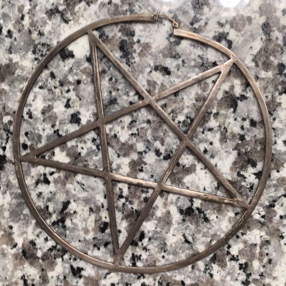 RARE!!! Pamela Love pentagram single large earring